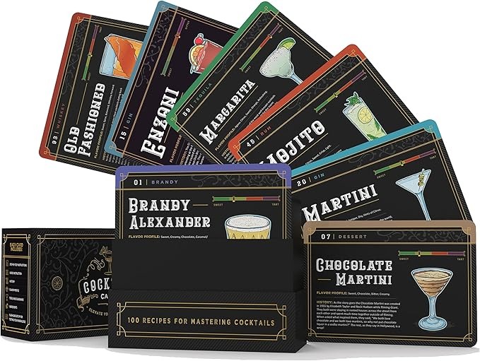 Cocktail 🍸Cards: 100 Cocktail Recipes to Master Cocktails
