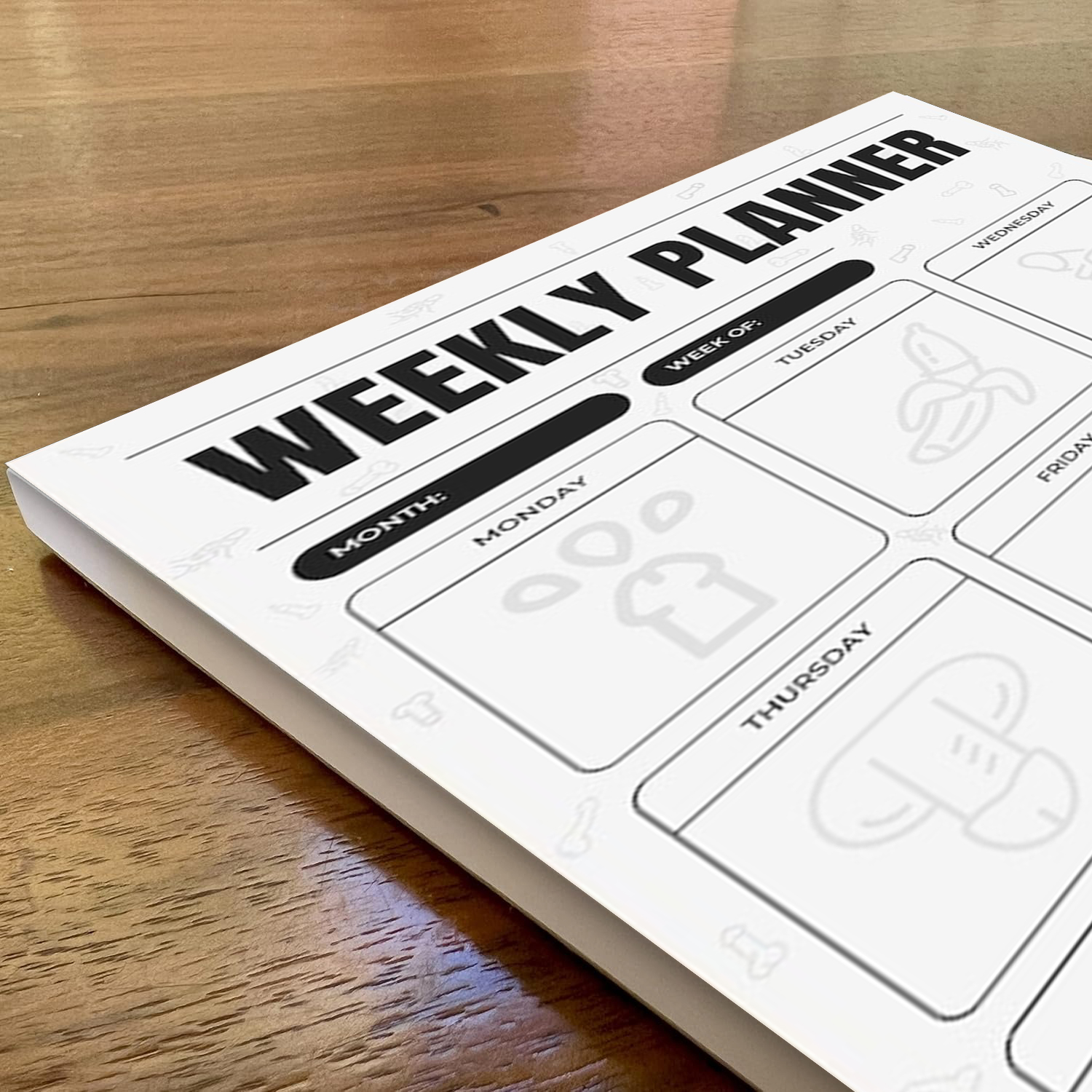 📝 Chicly Designed Weekly Tear-Out Planner