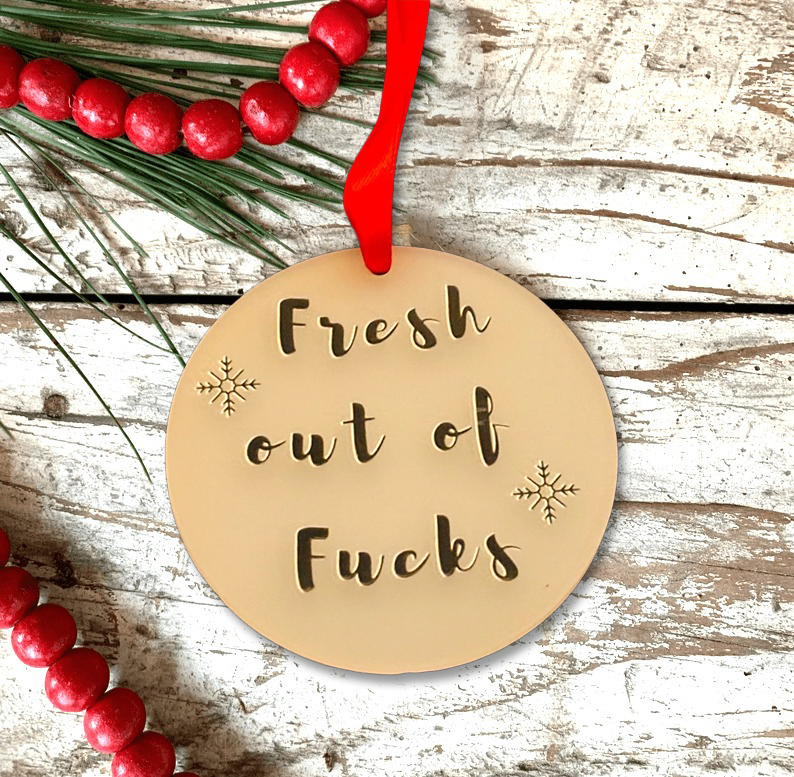 🤣Funny Offensive Christmas Bauble🎄