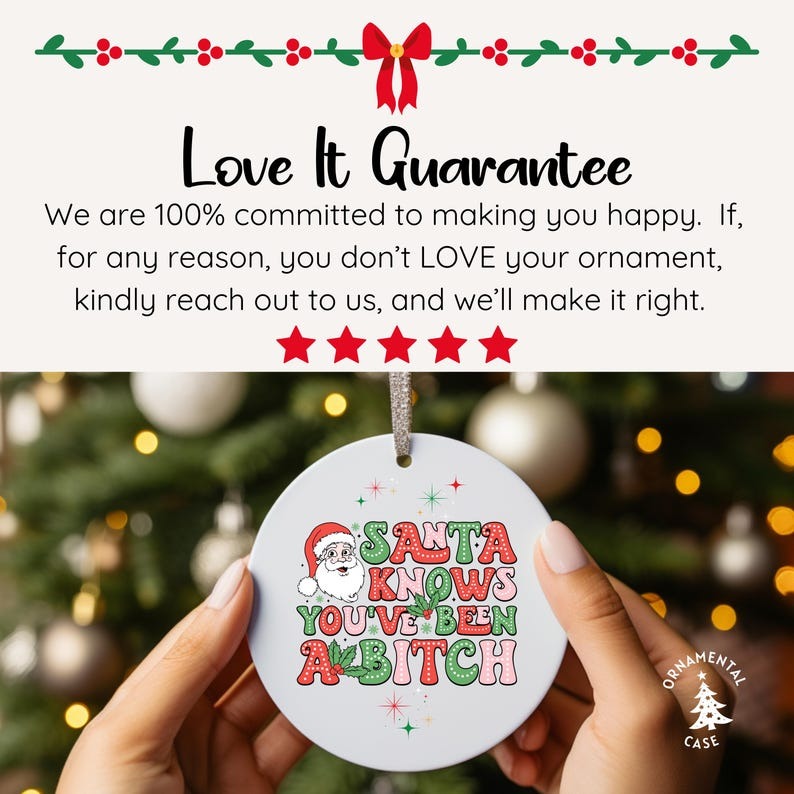 Humorous Gift- Funny 2024 Ornament