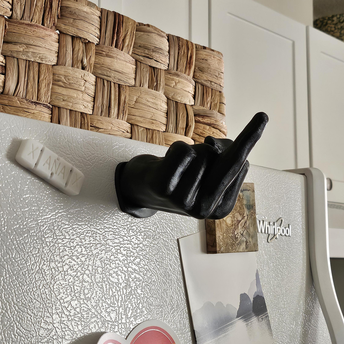 Middle Finger Key Holder Fridge Magnet