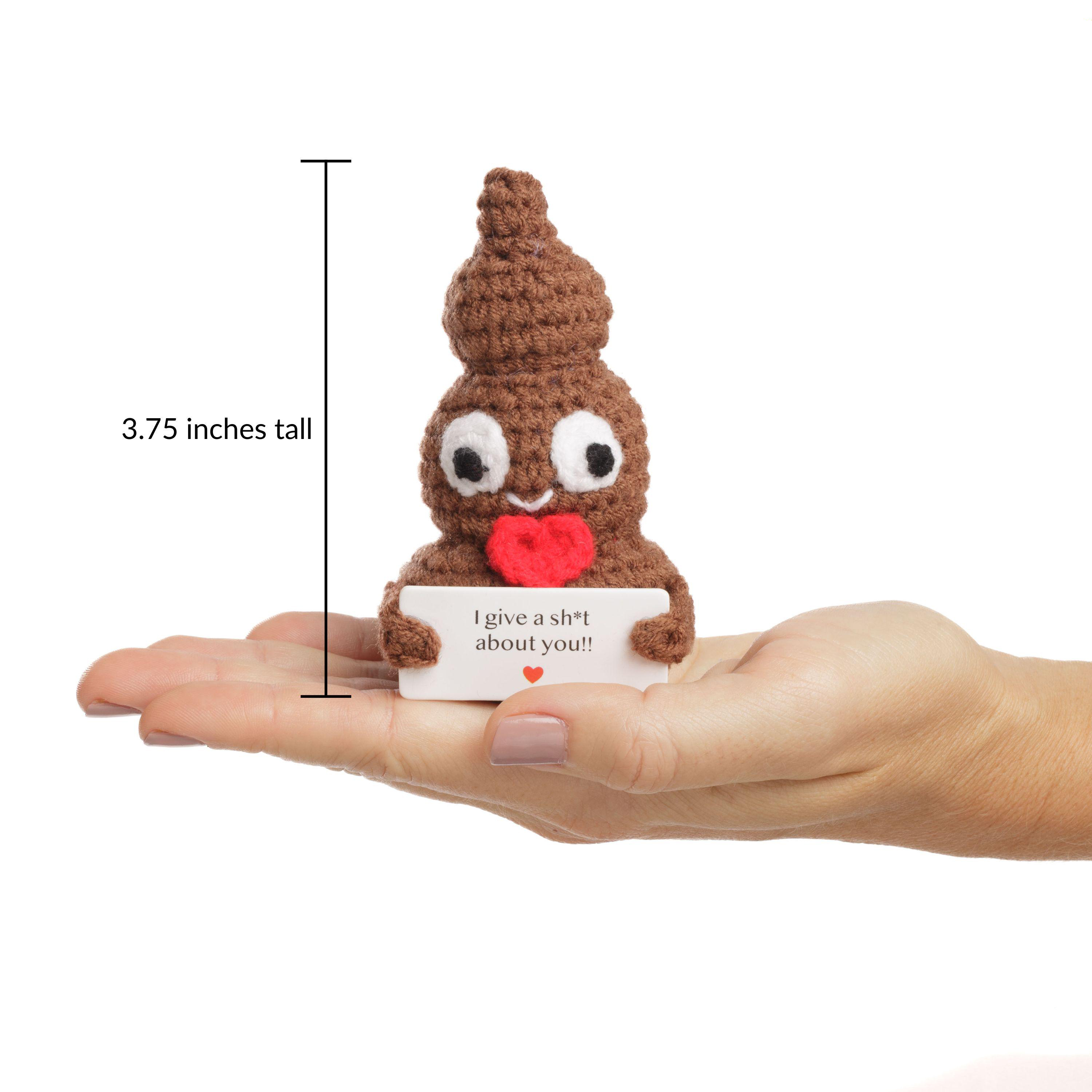 🤣Handmade Emotional Support Crochet Poo Plush