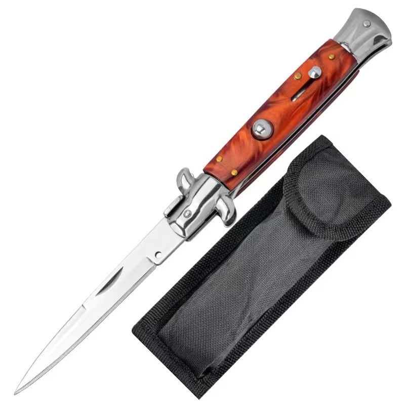 Pure Handmade Old School Italian Stiletto Pocket Knife - Buy 2 Free Shipping