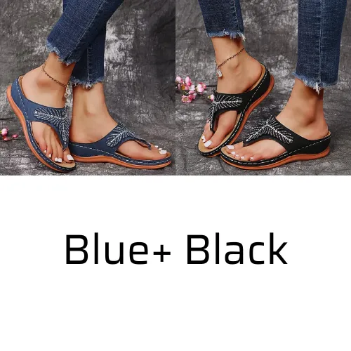 🔥Last Day 60% OFF-Women Casual Sandals 2024🔥 Crystal Rome Fashion Clip Toe Slippers