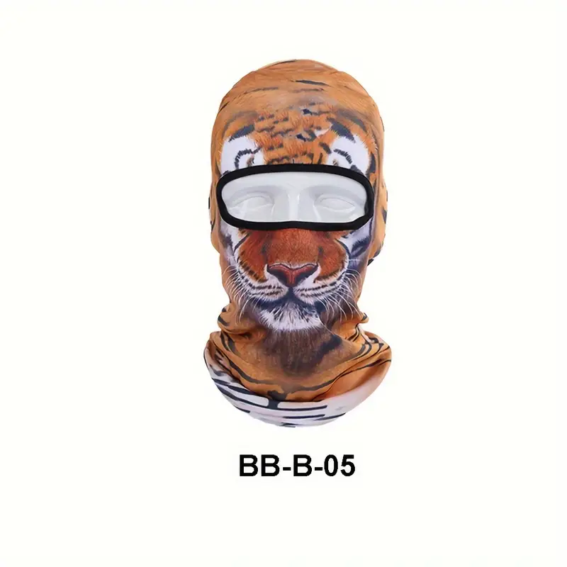Funny Men's 3D Animal Balaclava Hat With UV Protection