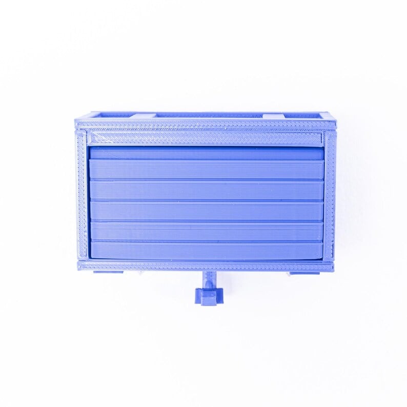 🚗🔑 Car Garage Key Holder with Opening Door