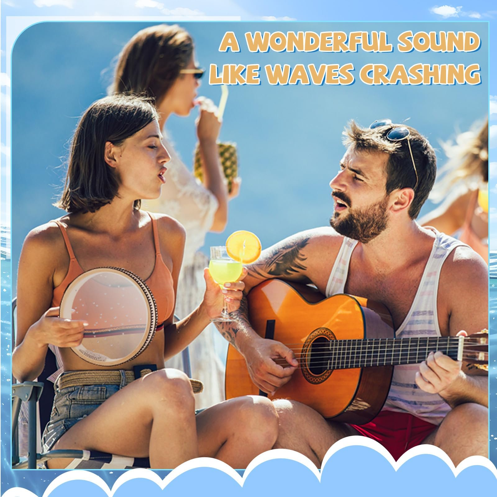 4/6/8/10/12 Inch Ocean Drum