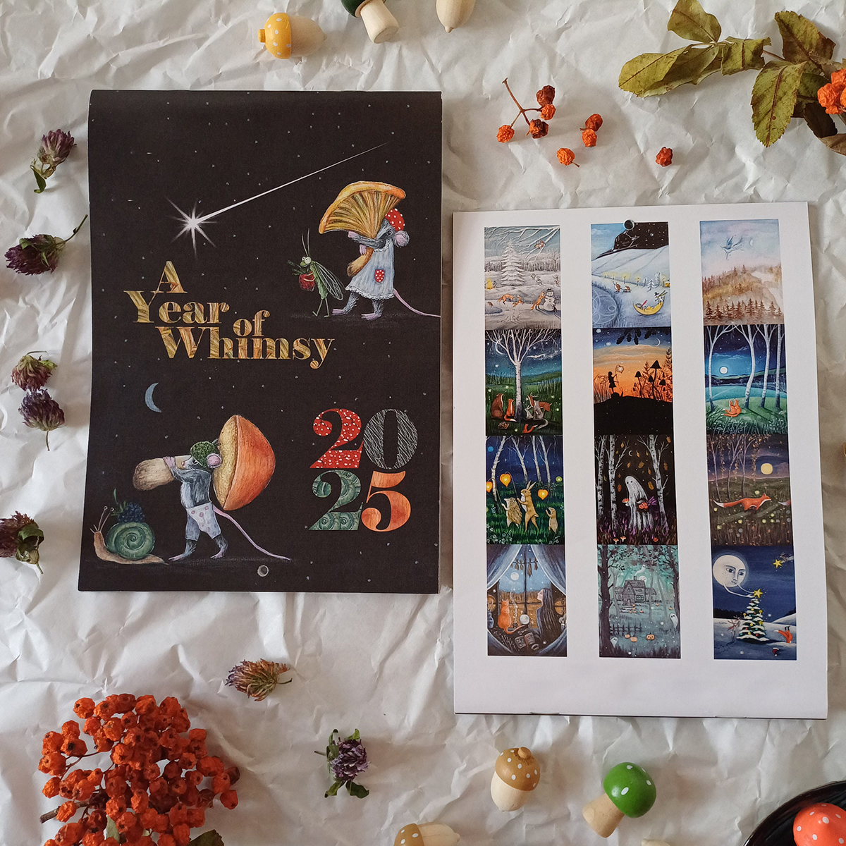 2025 Art Calendar – A Year of Whimsy