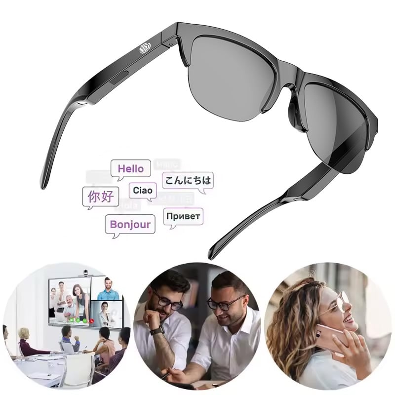 Last Day 49% OFF -🕶️ AI 100+ Languages Real-Time Translation Glasses(Buy 2 Free VIP Shipping)