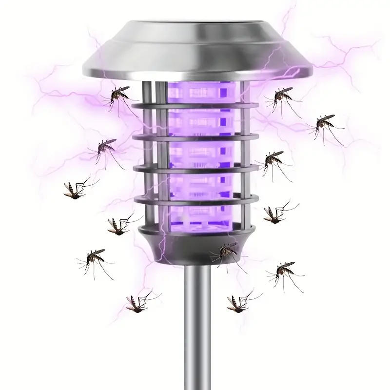 Solar-Powered Bug Zapper Lights