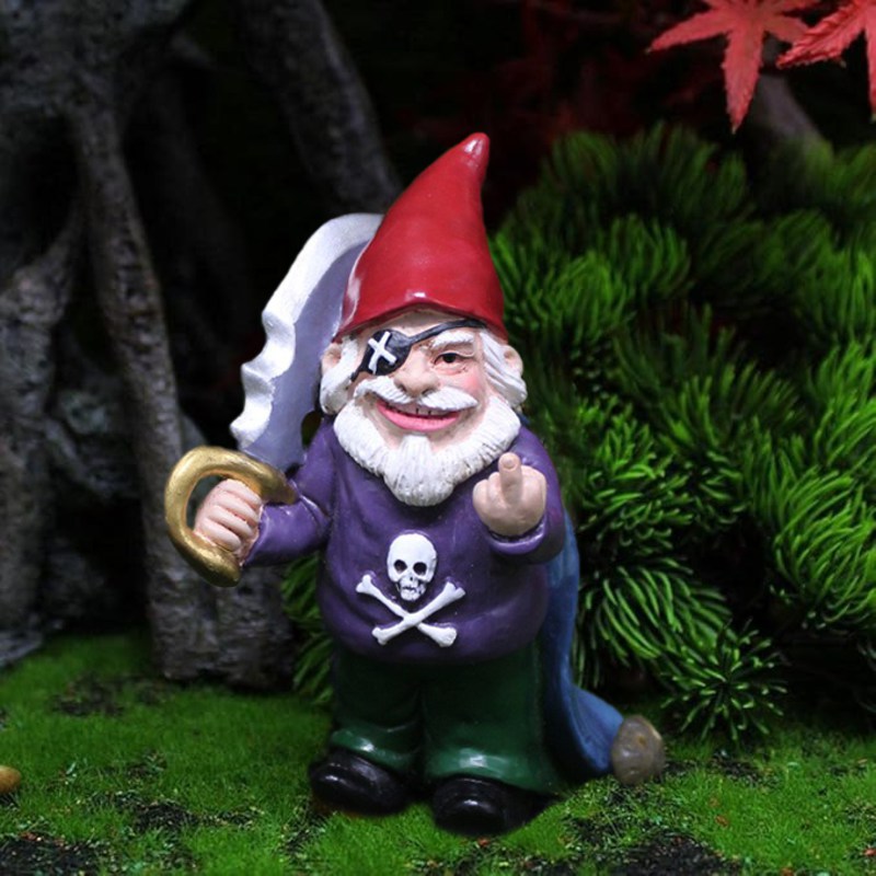 🎅🐗Pirate Boar Gnome Ornament