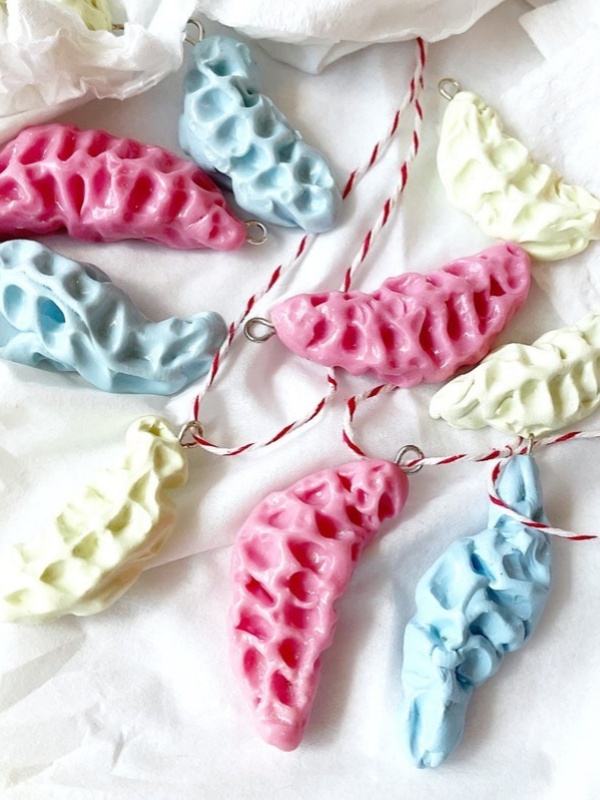 🍬Chewing gum clay ornament Handmade🍬