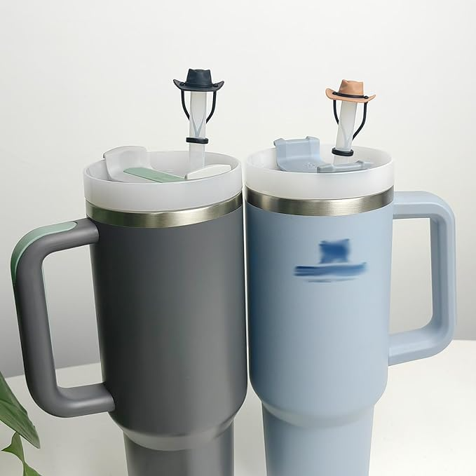 🔥BUY 2 FREE SHIPPING-🤠4 Pack Silicone Cowboy Hat Straw Covers Cap