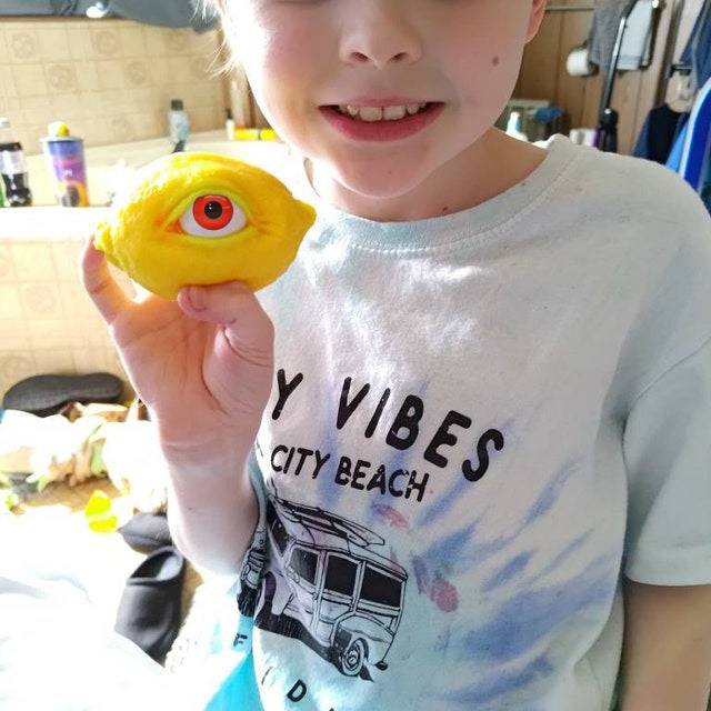 👁️All-Seeing Lemon Funny Resin Art Statue🍋