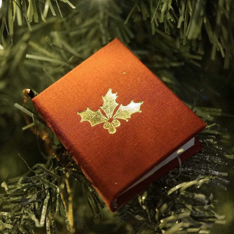 📕Mini Book Christmas Tree Decoration🎄