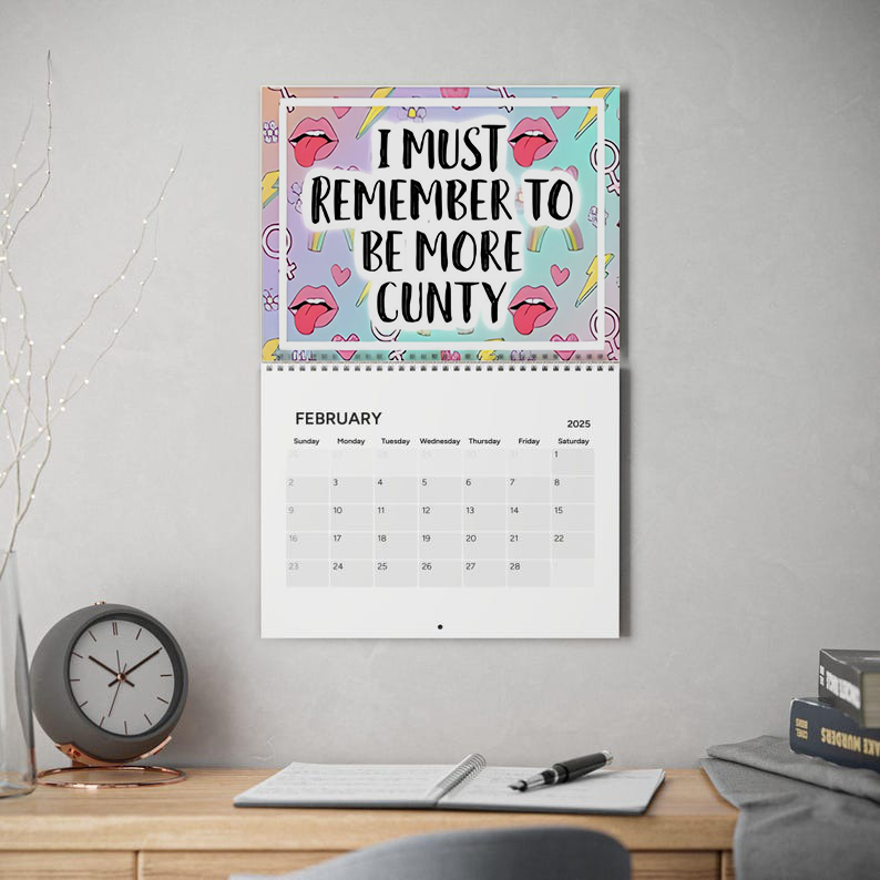 ”This Year I Must” Funny Calendar