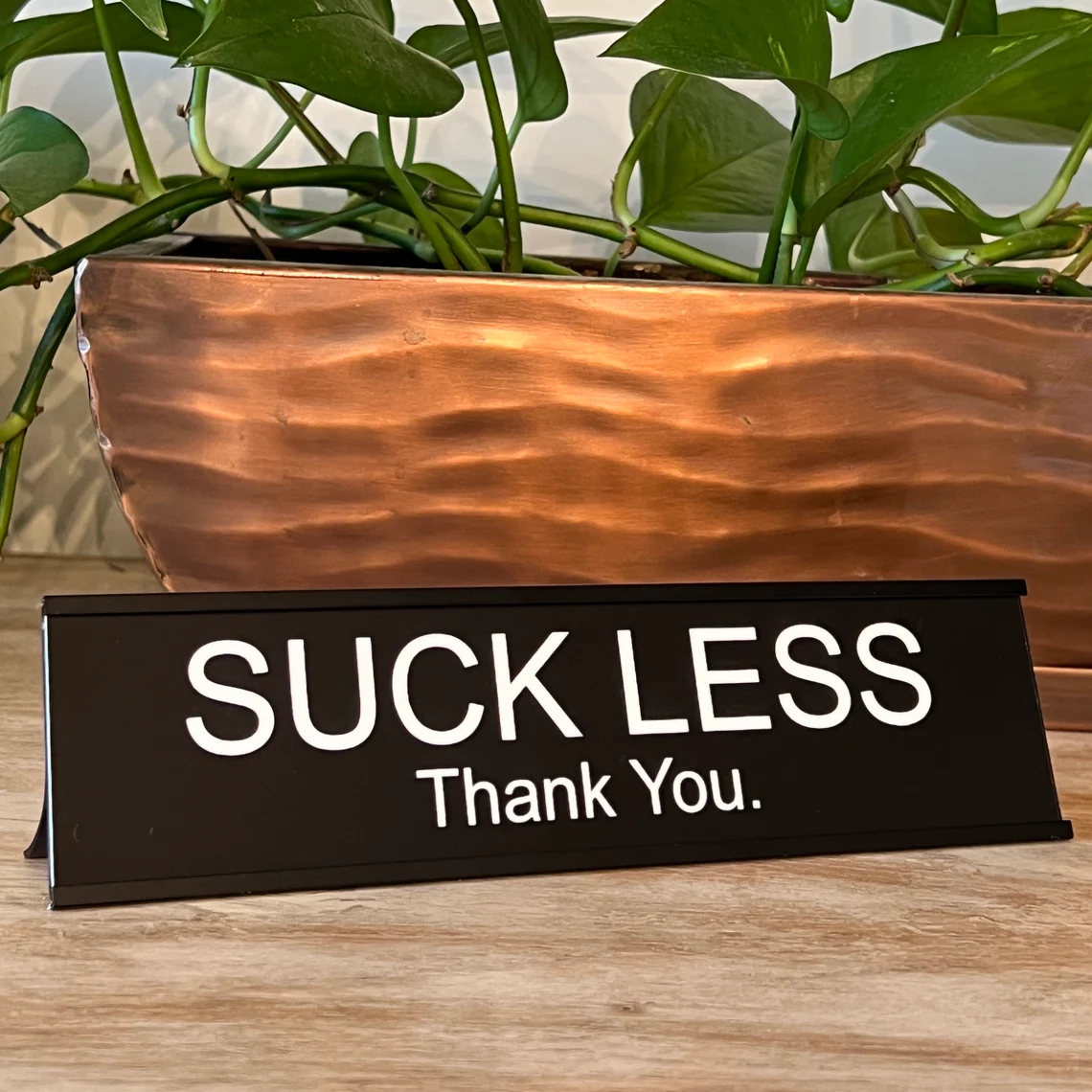 Amusing Desk Plate Office Decor