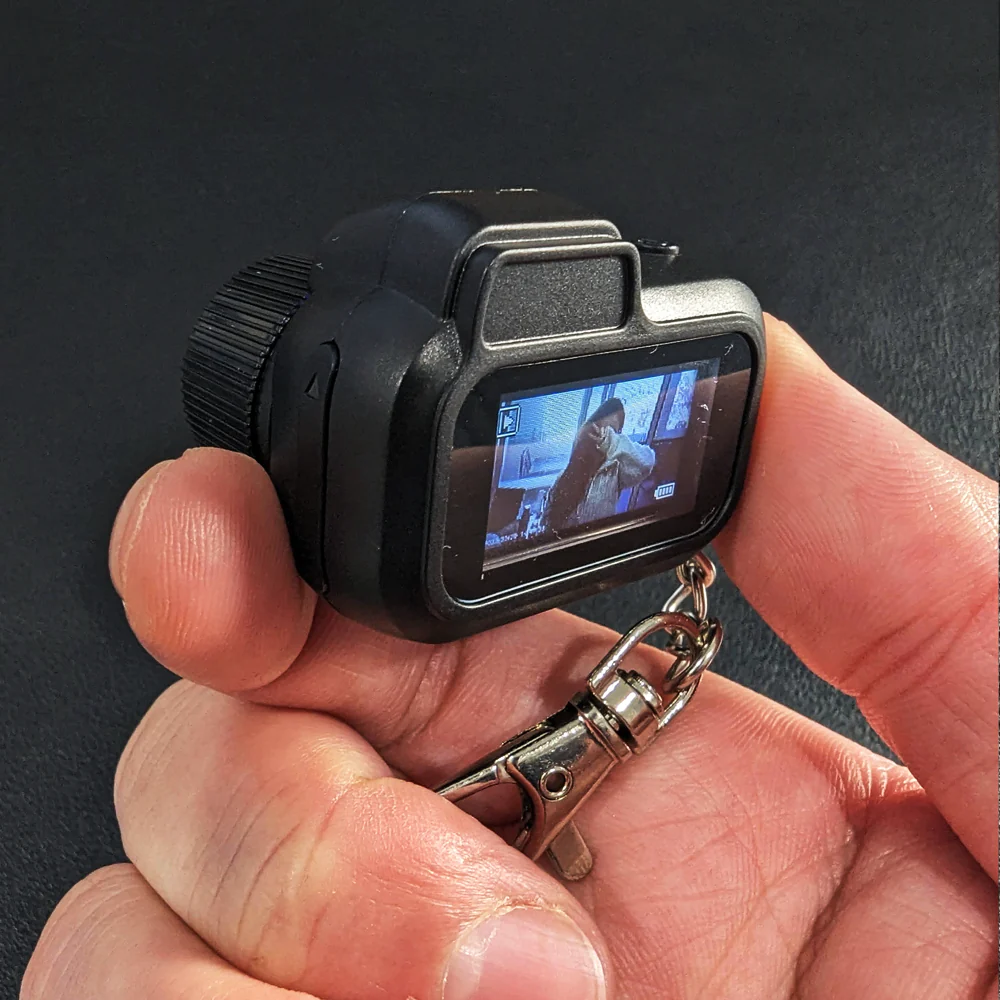 Real Mini Camera Keychain