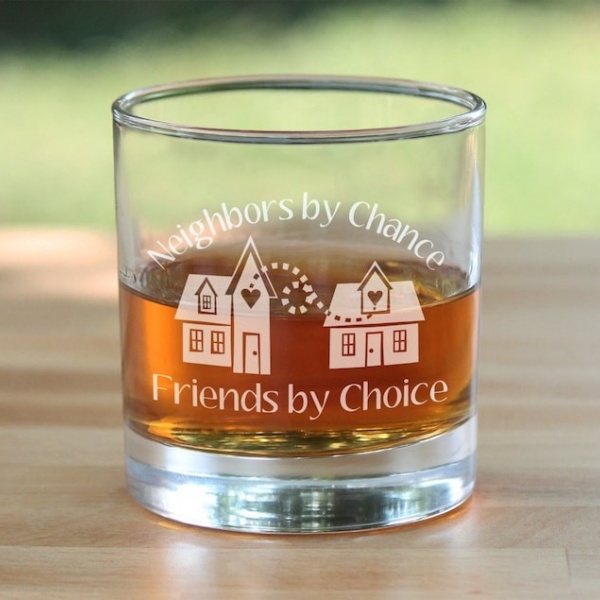 ❤️Neighbors by Chance Friends by Choice -Four wine gift boxes🎁