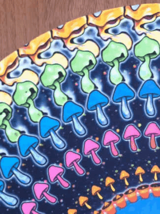 Animated Zoetrope Slipmat — 12′′ Optical Illusion Turntable Mat