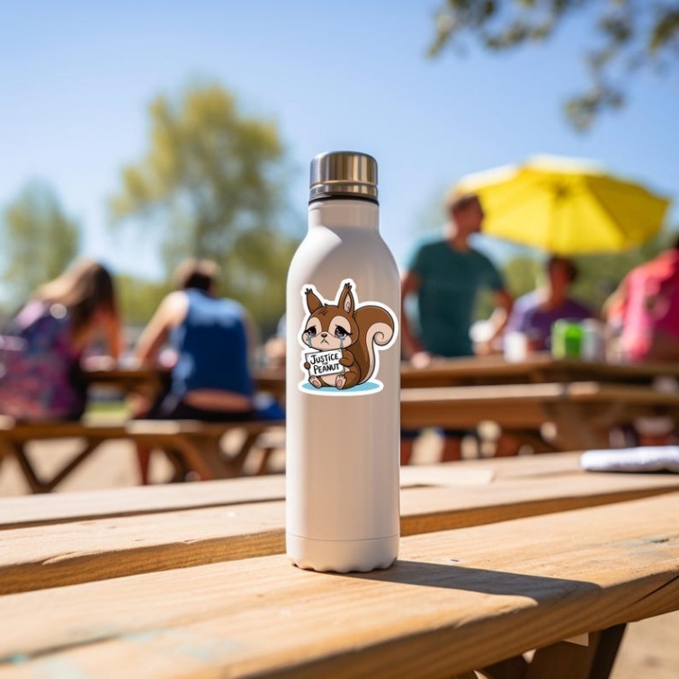 🥜Justice for Peanut the Squirrel-Vinyl Sticker🐿️