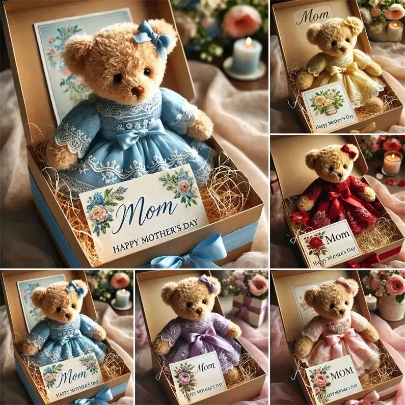 Mother's Day Teddy Bear Gift Box