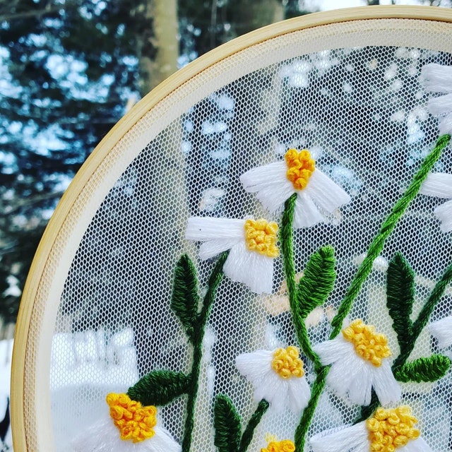 🌸DIY Embroidery Kit with Floral Patterns