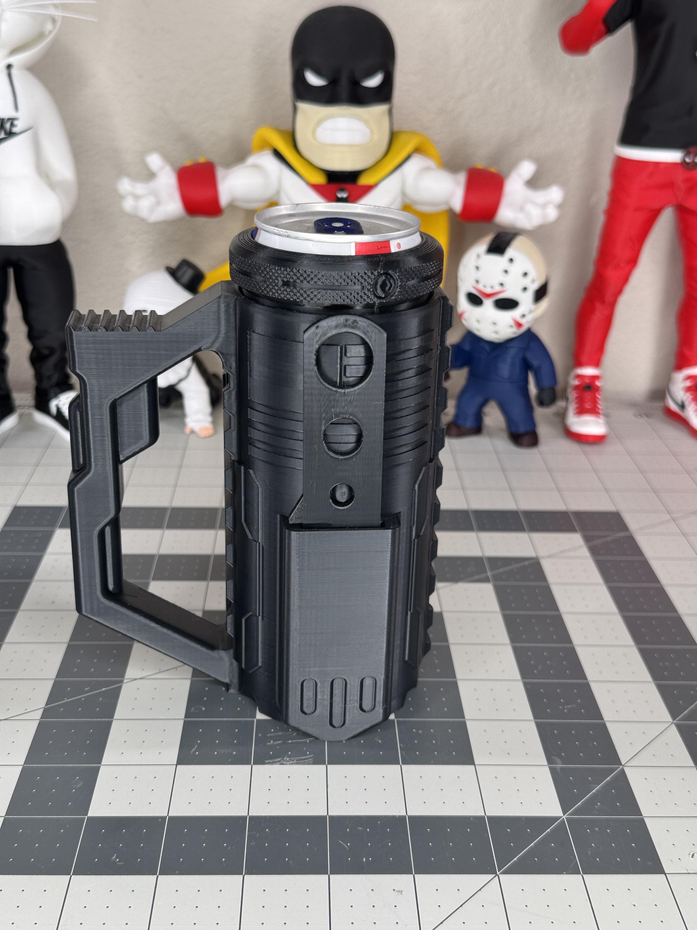 Tactical Sleeve Drink Holder 3D Printed