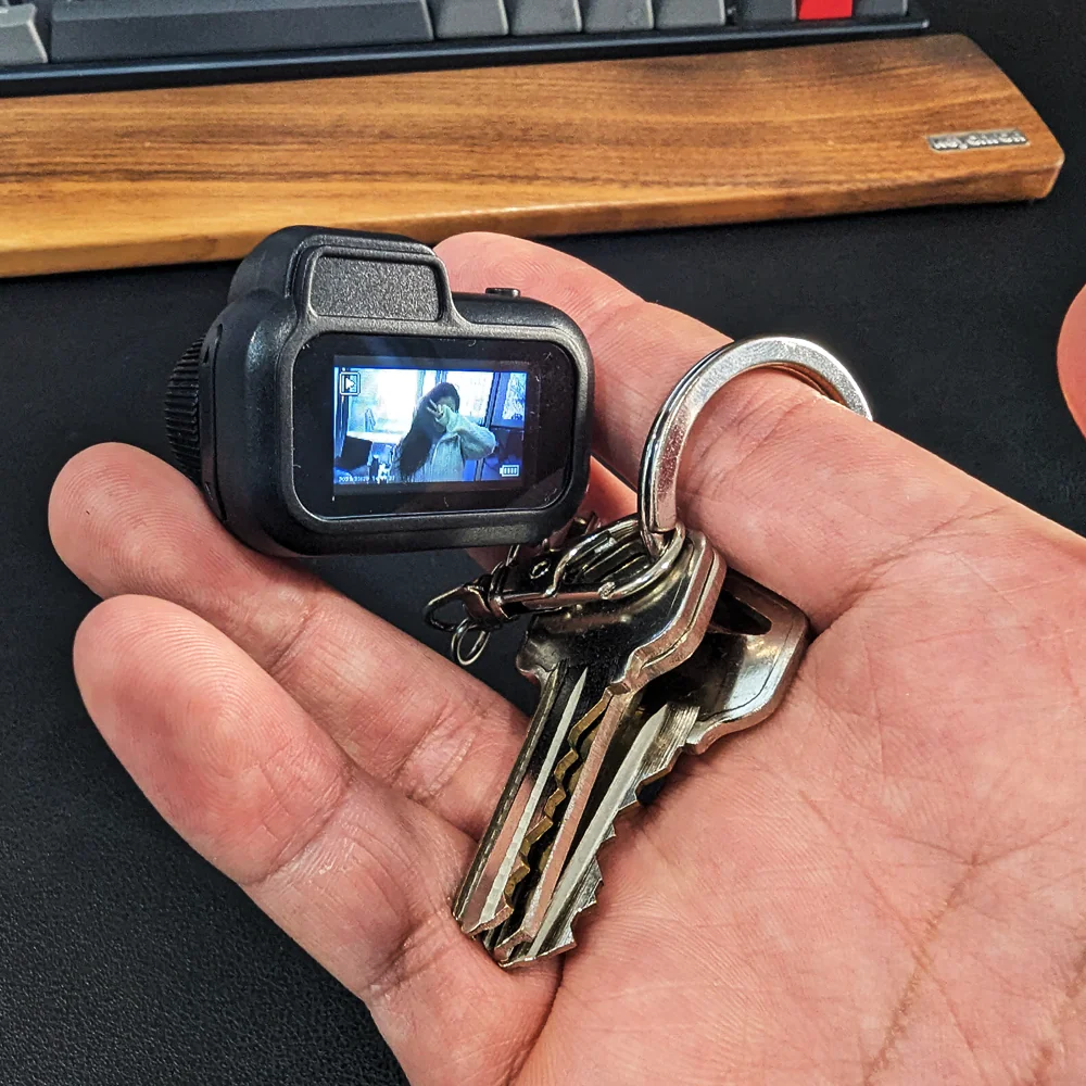 Real Mini Camera Keychain