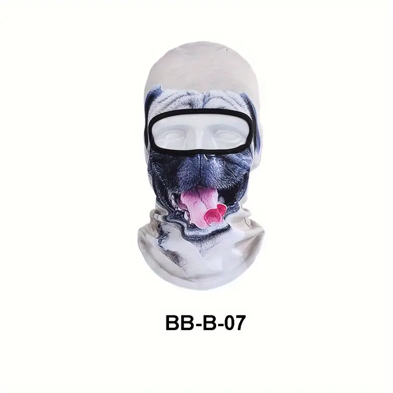 Funny Men's 3D Animal Balaclava Hat With UV Protection