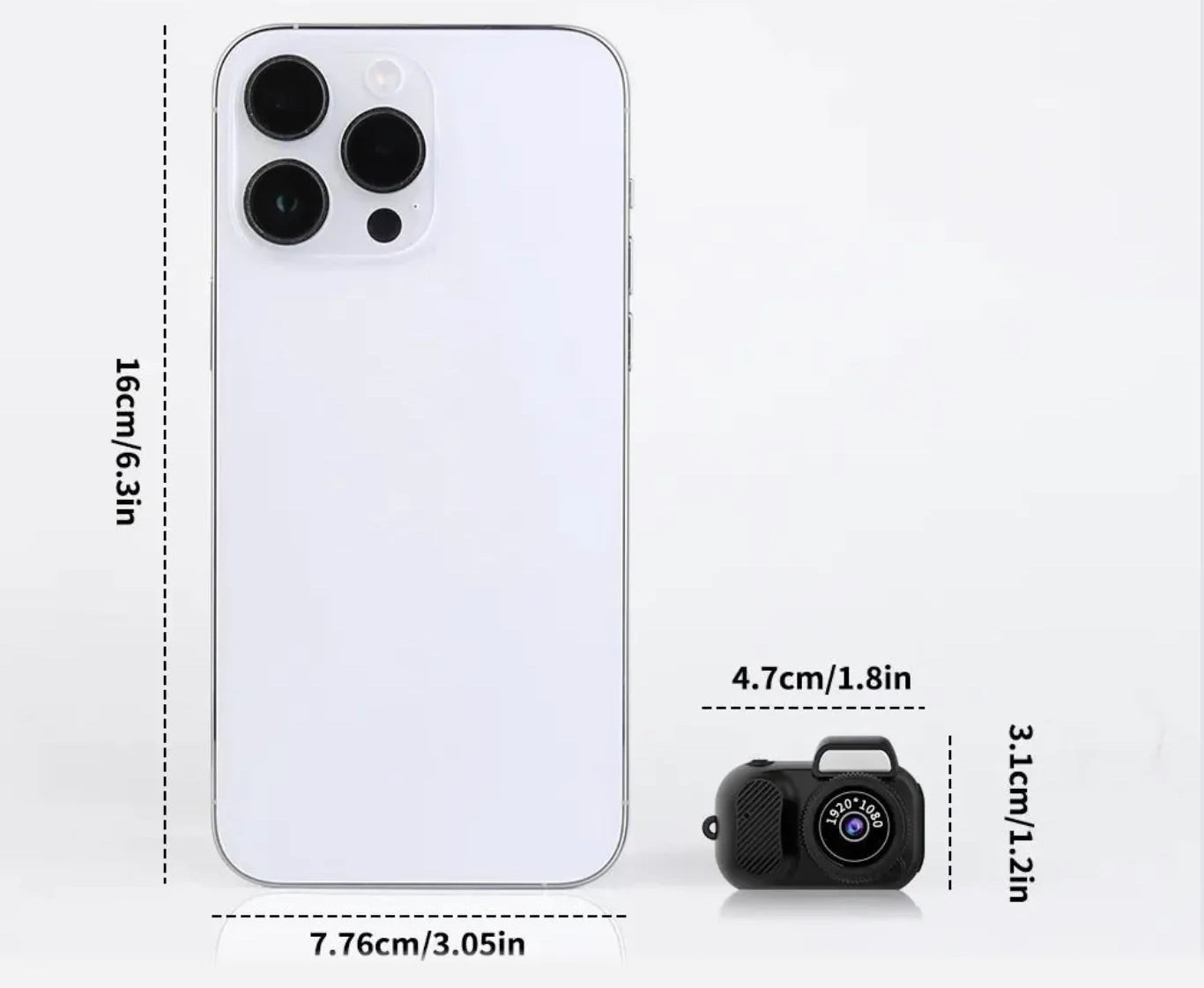 Real Mini Camera Keychain