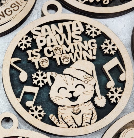 🥳Fun Christmas Pun Ornament Bundle Package 🎄Christmas Tree Hanging Decoration