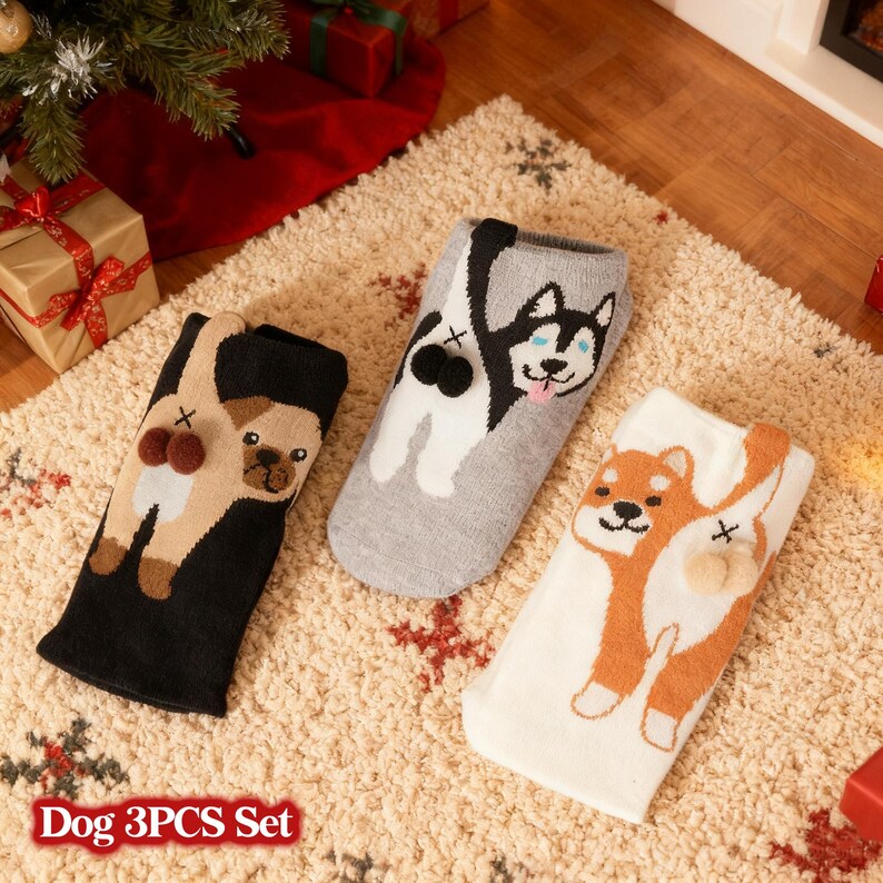 Funny Cat & Dog Socks