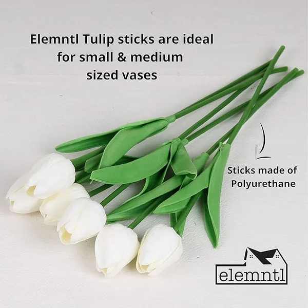 ✨Special Price Promotion-50% OFF💥UV Resistant Lifelike Artificial Tulips Flowers (5 pcs)💐