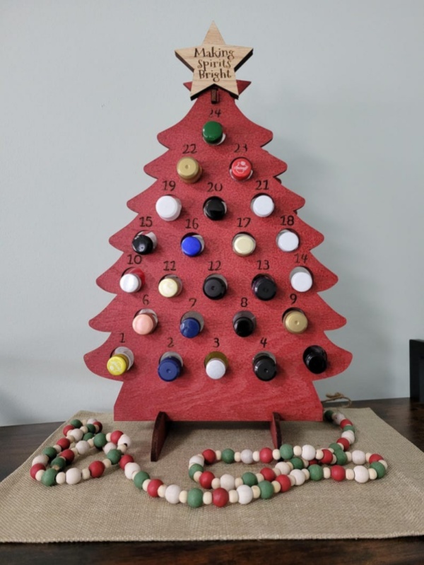 🎄Christmas Advent Calendar Mini Liquor Tree🍾🍾