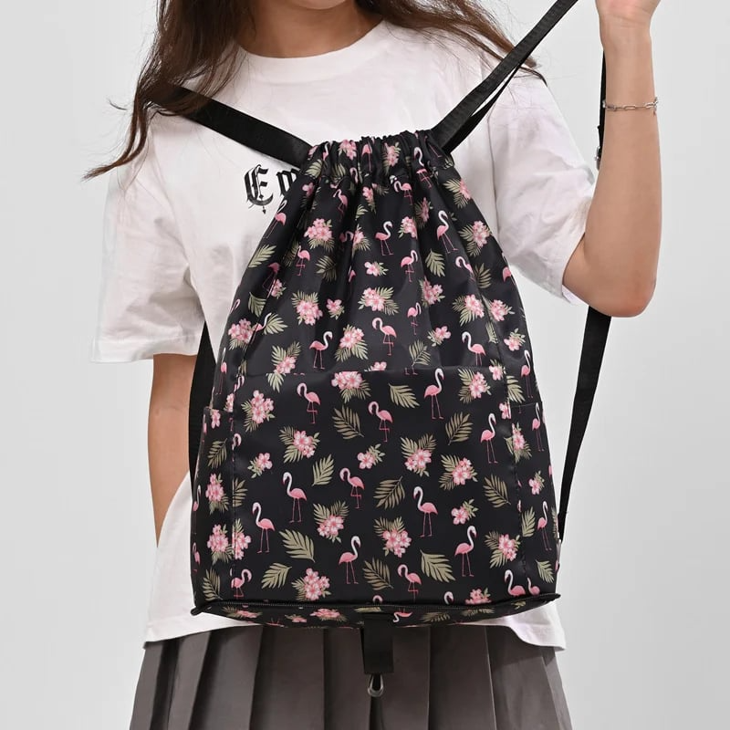 (🔥2024 Hot Sale🔥🎉50% OFF🎉) - 🔥Drawstring Foldable Large Capacity Dry-wet Separation Travel Sports Backpack