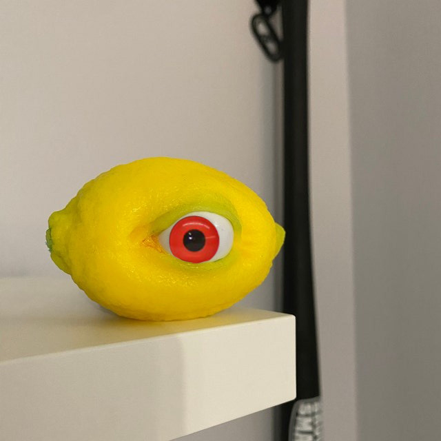 👁️All-Seeing Lemon Funny Resin Art Statue🍋