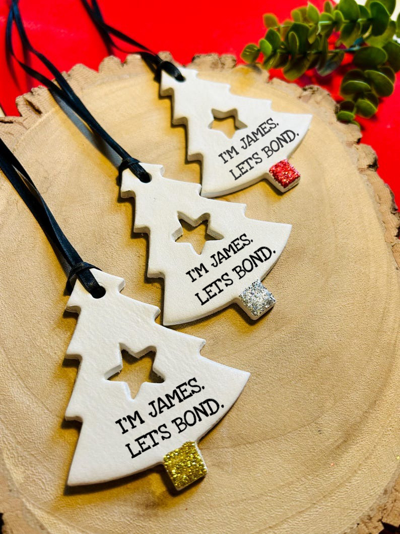 Cute and Humorous Gifts-🥰JAMES Christmas Hanging Decoration