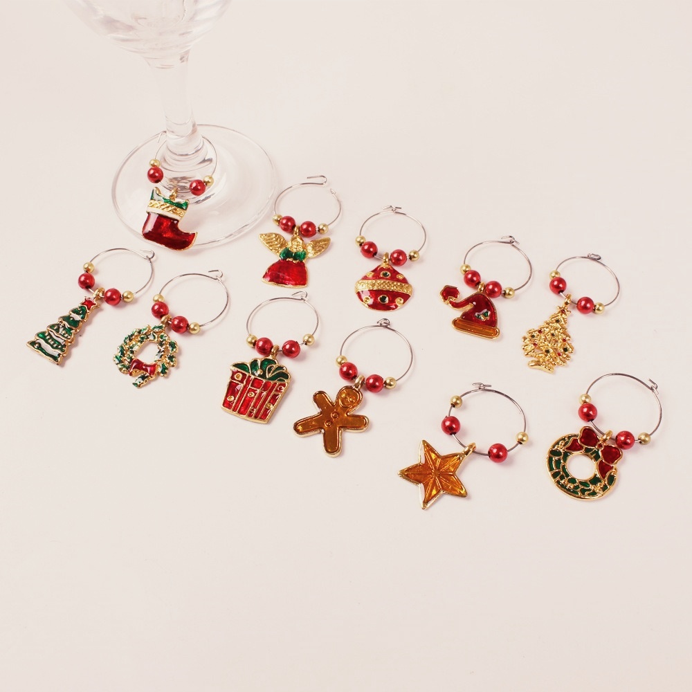 Party Essentials-🎊Set of 6 Wine Metal Charms