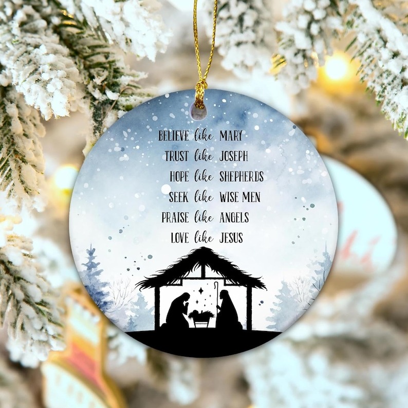 Nativity Christmas Ornaments 2024