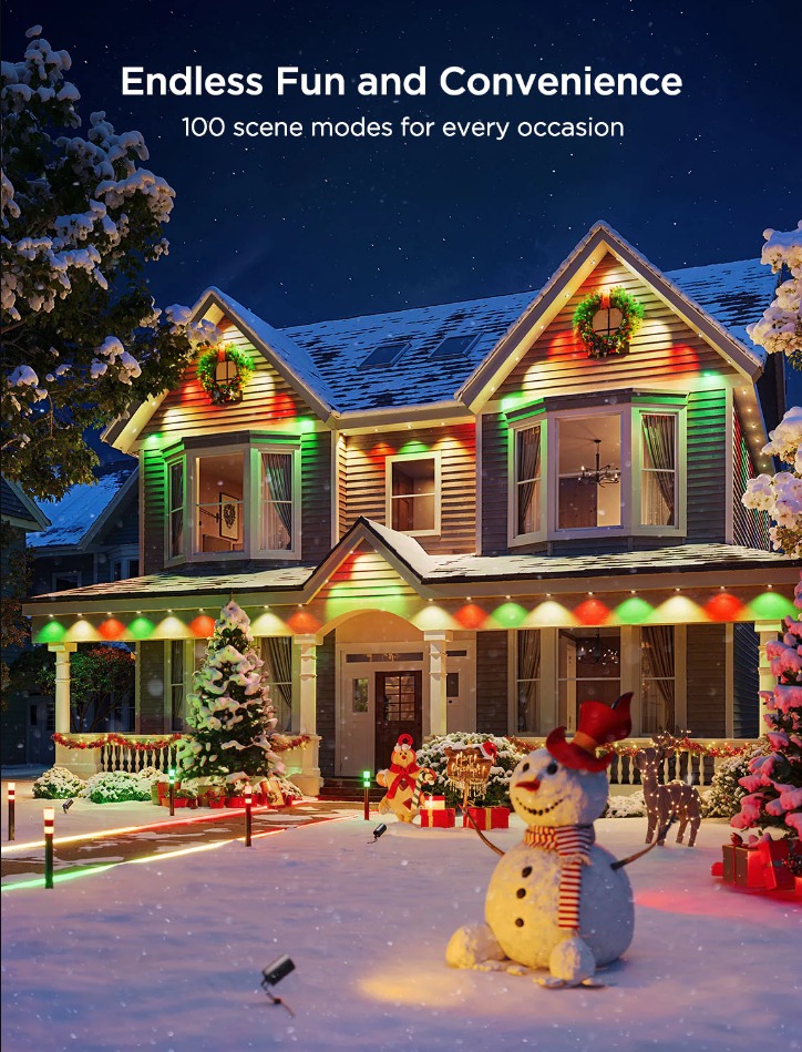 🎅Early Christmas 50% OFF-Smart Rainbow Permanent Outdoor Light