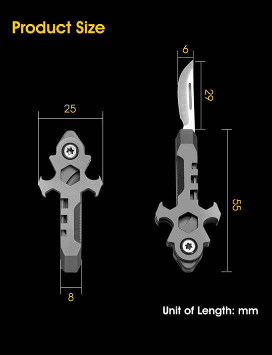 The Lightest Ti EDC Tool to Meet All Your Needs