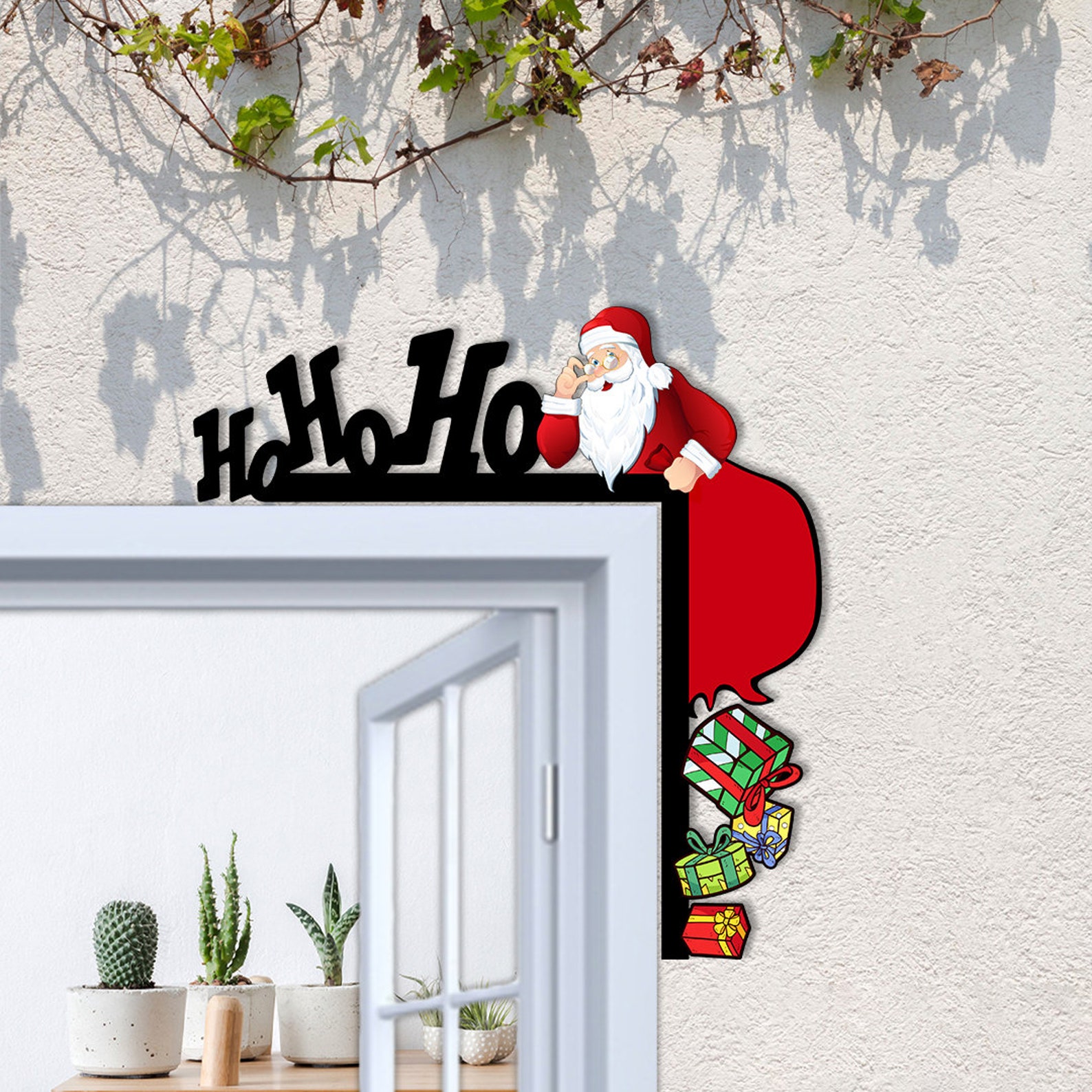 🎅Wooden Christmas Door Corner Decoration🎄