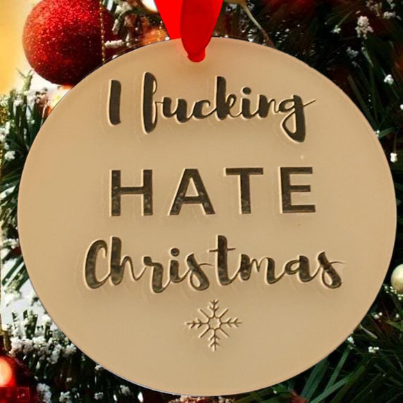 🤣Funny Offensive Christmas Bauble🎄