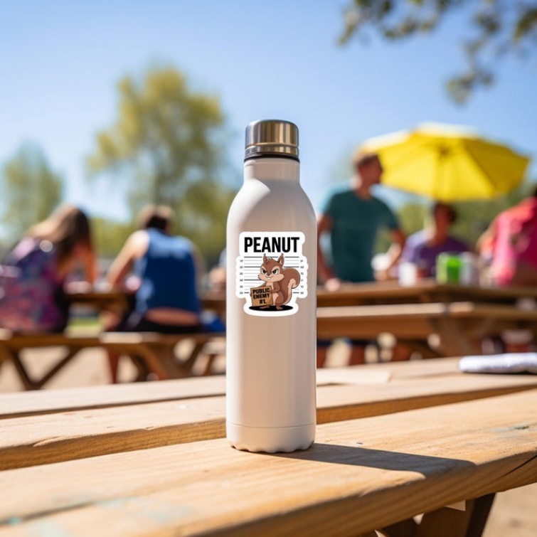 🥜Justice for Peanut the Squirrel-Vinyl Sticker🐿️