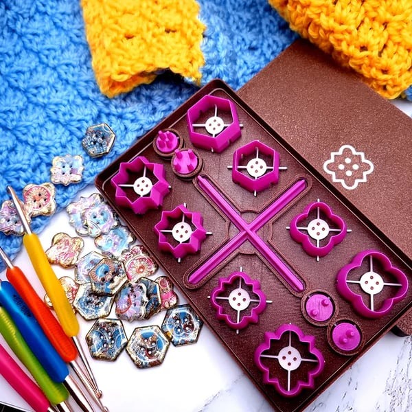 ❤️Beginner-Friendly✨Buttons Toolkit Set - Create Perfectly Centered Buttons with Ease