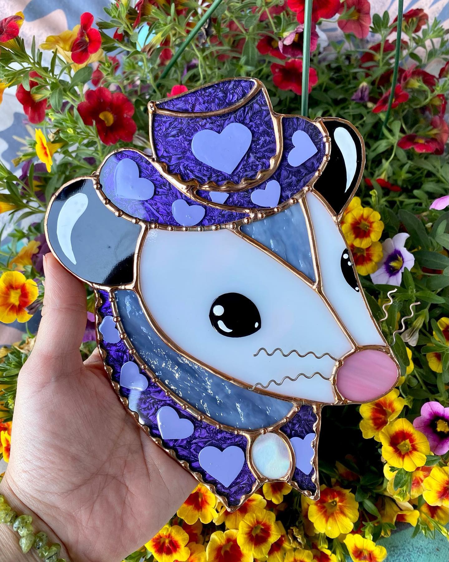 Possum Pendant Decoration Suncatcher