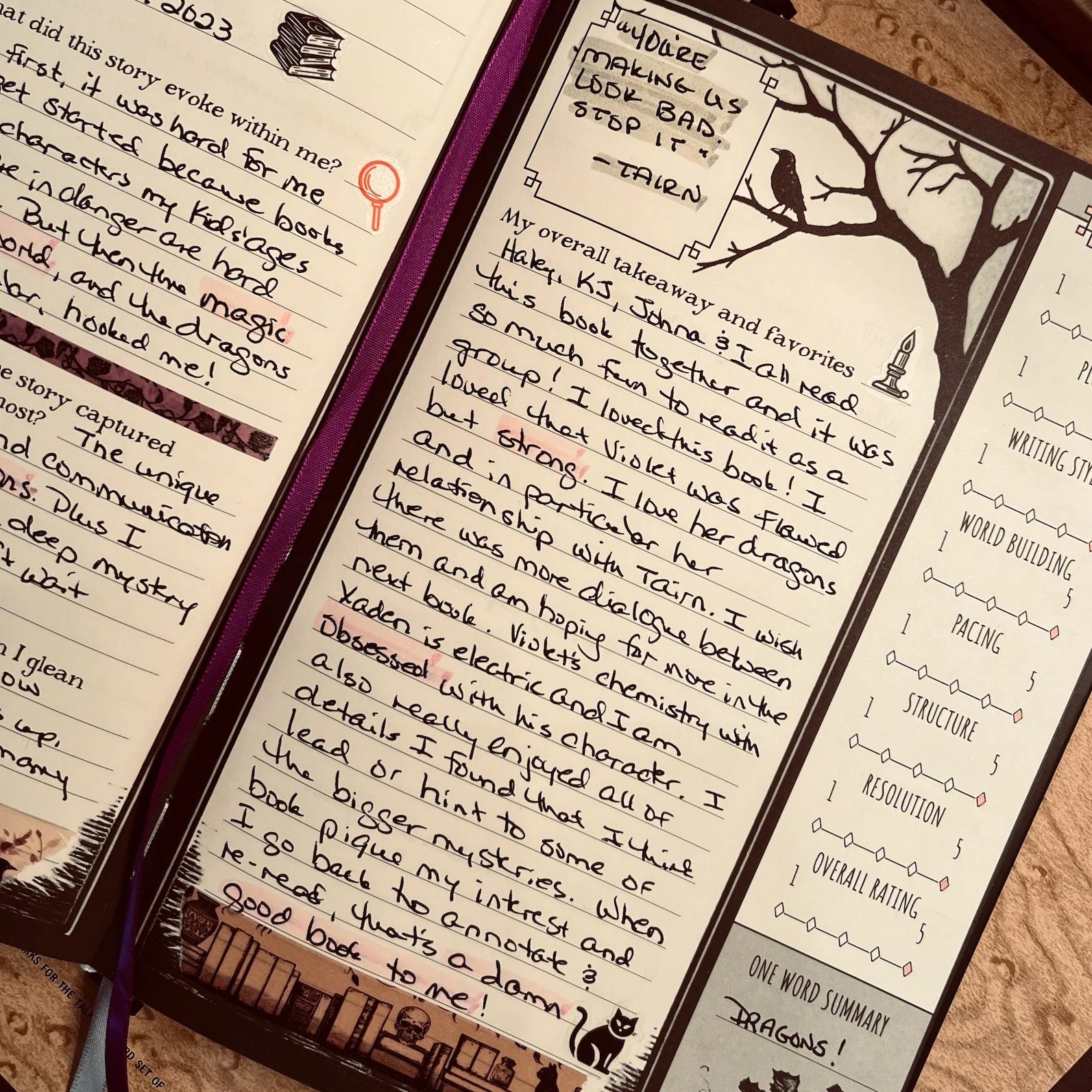 🔥Last Day 50% OFF -  📖The Essential Reading Journal: Waiting for the Night Edition(📚Hardcover & Durability Line)