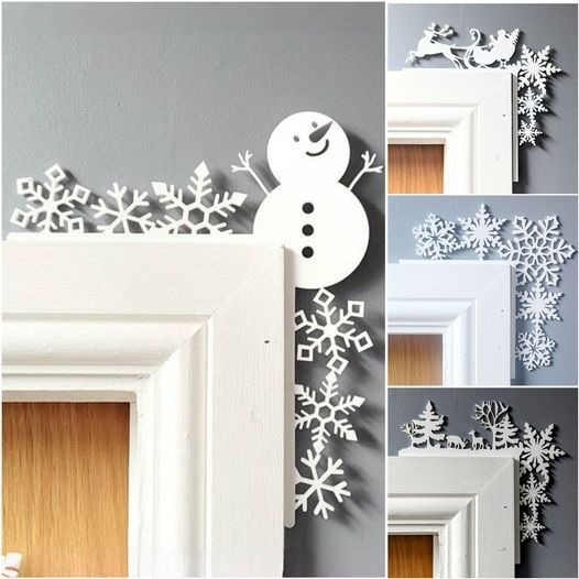 🎅Metal Christmas Door Topper