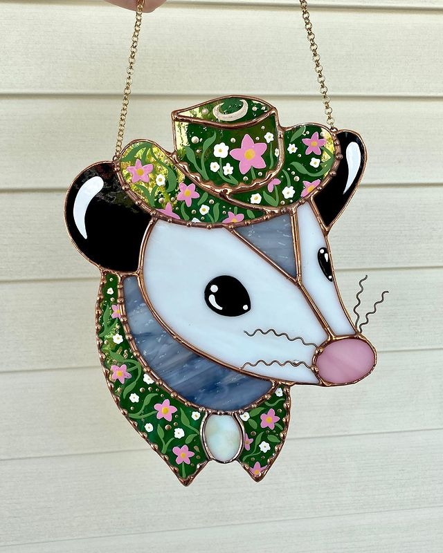 Possum Pendant Decoration Suncatcher